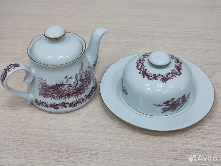 Чайник заварочный и масленка ГДР