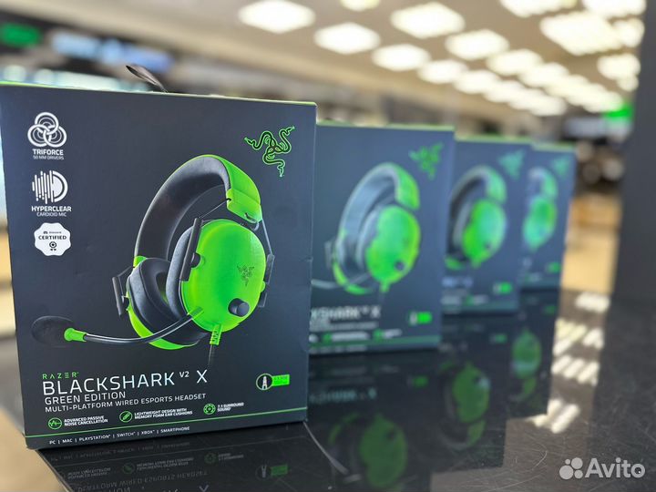 Компьютерная гарнитура Razer Blackshark V2 X Green
