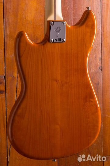 Fender Player Mustang Bass PJ PF Aged Natural