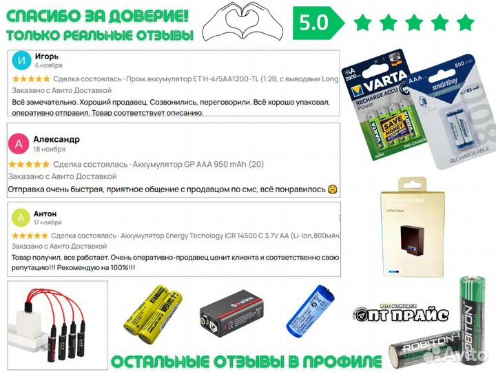 Аккумулятор CTL1616F 2.3V,18mAh Panasonic