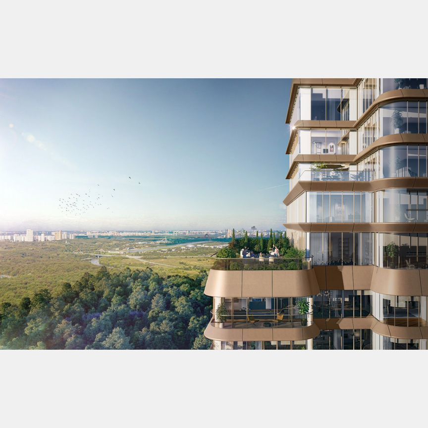 1-к. квартира, 61,6 м², 8/19 эт.