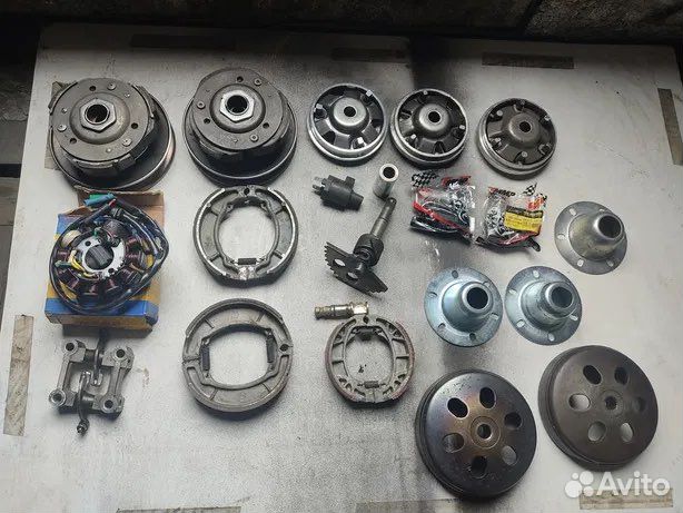 Запчасти скутер б/у новые 139qmb 2 т