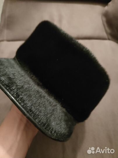 Шапка мужская из Норвежской Нерпы 57-58 размер