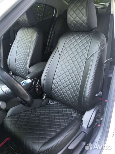 Авточехлы из экокожи и алькантары