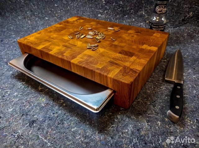 Разделочная доска торцевая (ясень)