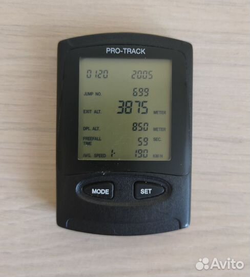Pro-track парашютный высотомер