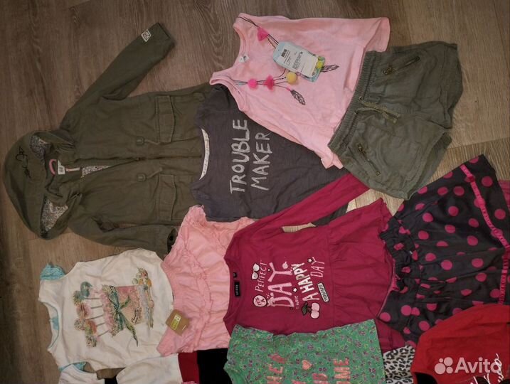 Пакетом летние вещи на 98-104 3-4 года 14 вещей