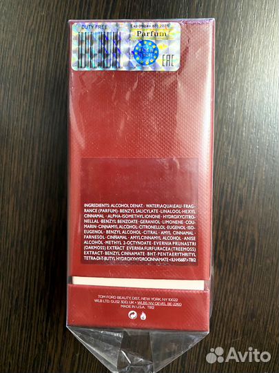 Tom ford lost cherry 100 ml парфюм