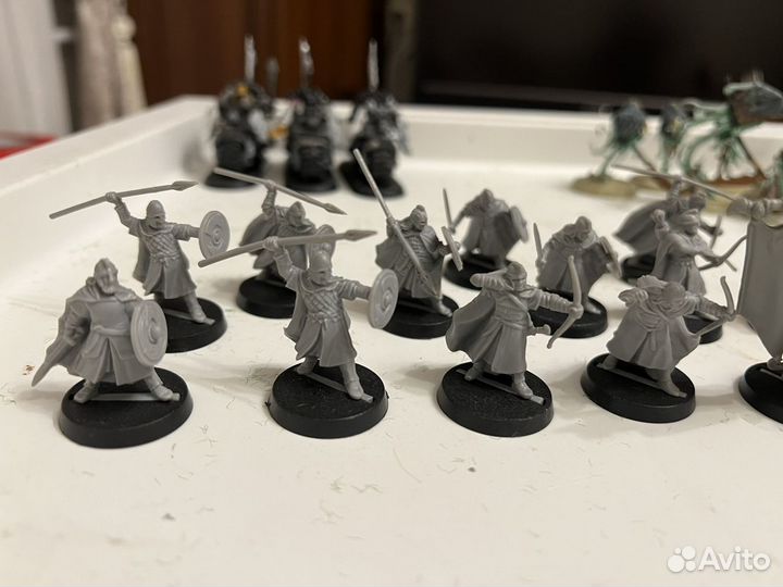 Рохан пехота 22 штуки lord of the rigs