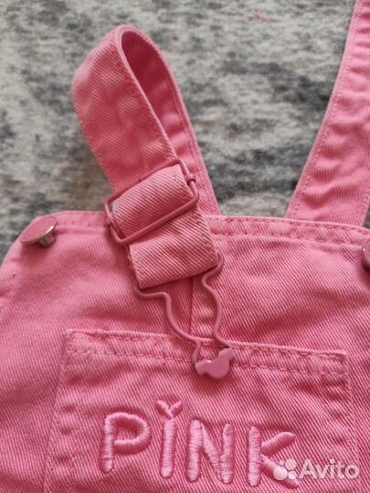 Джинсовый сарафан для девочки 110