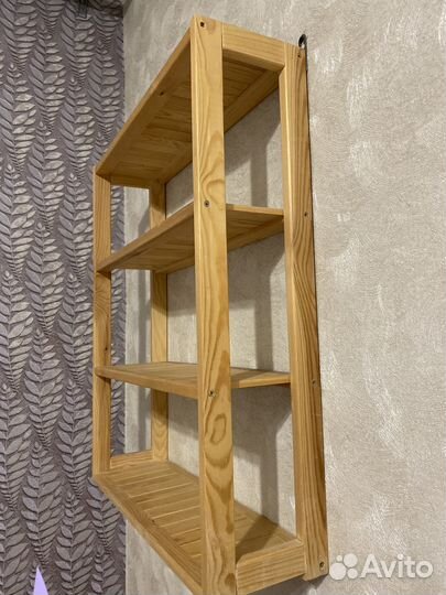 Стеллаж деревянный 3 полки