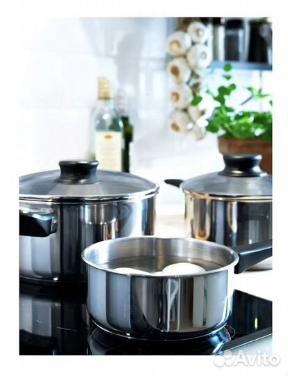 Набор кастрюль IKEA икея индукция для индукции