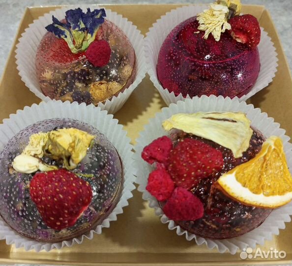 Чайные бомбочки, шоколадные с маршмеллоу и какао