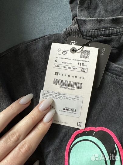 Костюм для девочки летний Zara 116