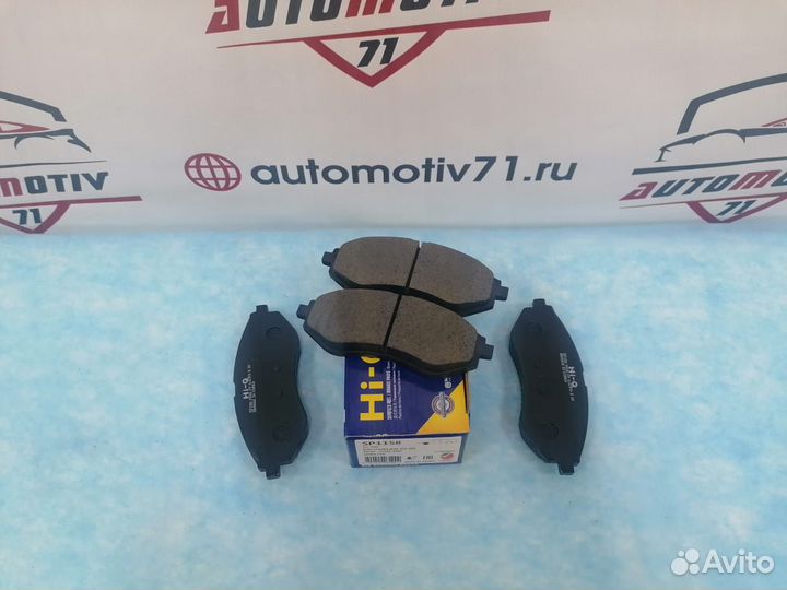 Колодки тормозные передние chevrolet aveo T250