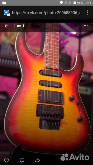 Электрогитара Vester Custom Shop