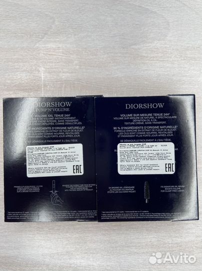 Dior diorshow тушь для ресниц новые оригинал