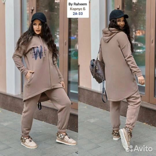 Спортивный Костюм женский теплый новый