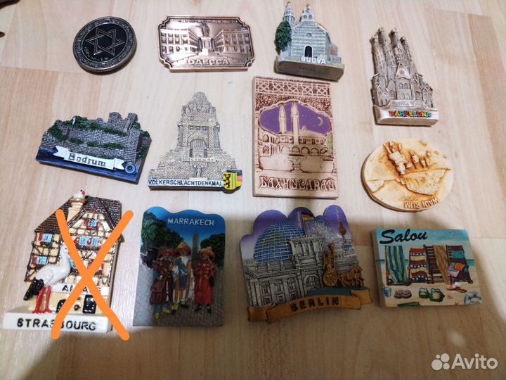 Магниты на холодильник, новые, 50-400 р