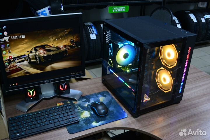 Мощный пк RTX 4060+ intel core i7 6700+16 gb озу+s