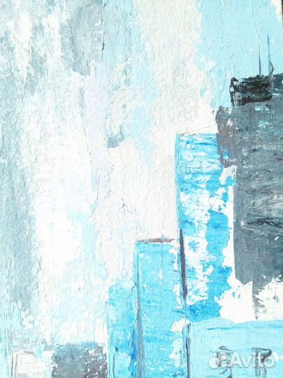 Картина маслом Человек дождя