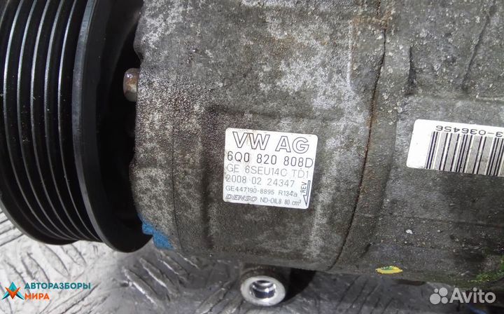 Компрессор кондиционера Volkswagen Polo 4 рест