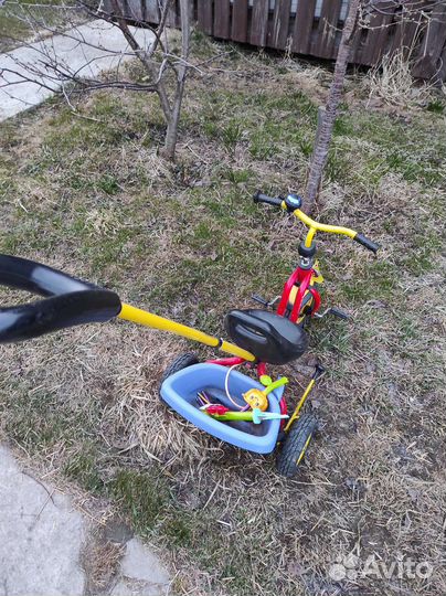 Велосипед с ручкой puky