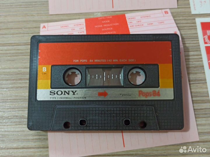 Аудиокассеты sony pops 84