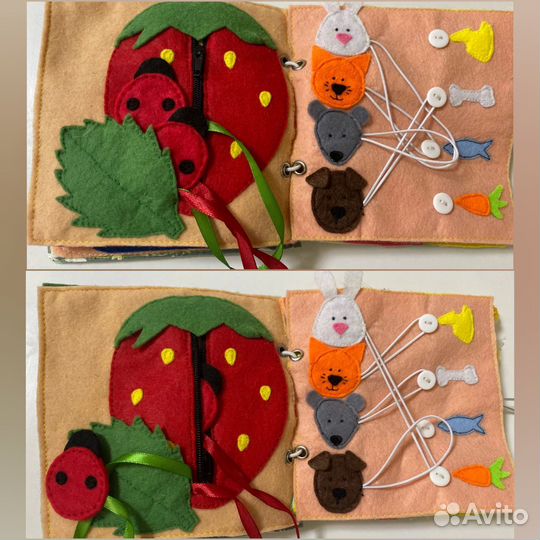 Книга из фетра для малышей