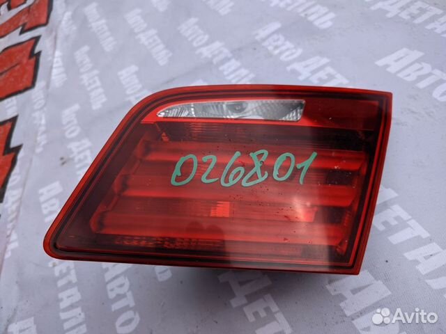 Фонарь задний правый внутр. BMW 5 F10 2009