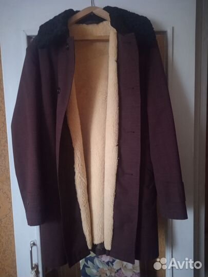 Полушубок из овчины мужской