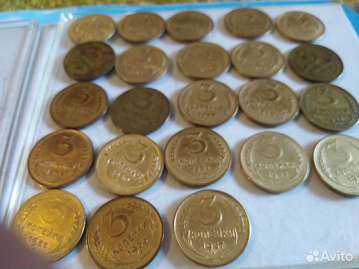 Монеты СССР с 1922 по 1957 г