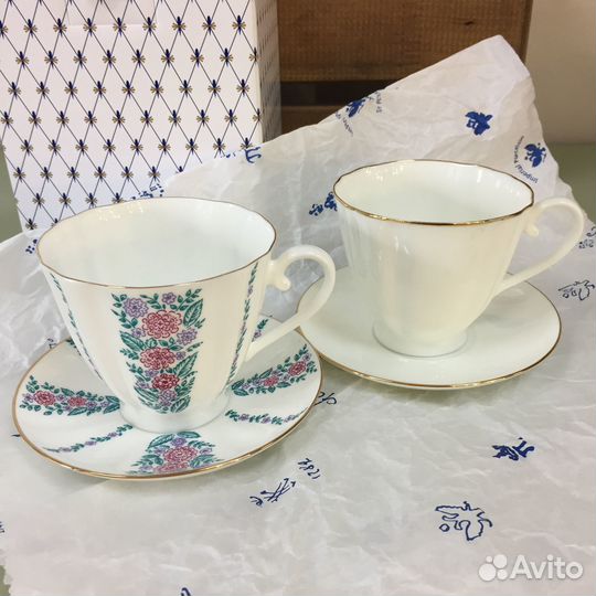 Чайная пара Костяной фарфор ифз(лфз)