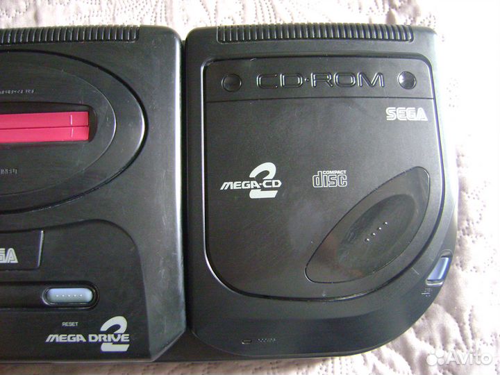 Комплект Sega MD2 + Sega Mega CD2