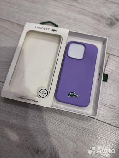 Чехол lacoste оригинал на iPhone 15 pro