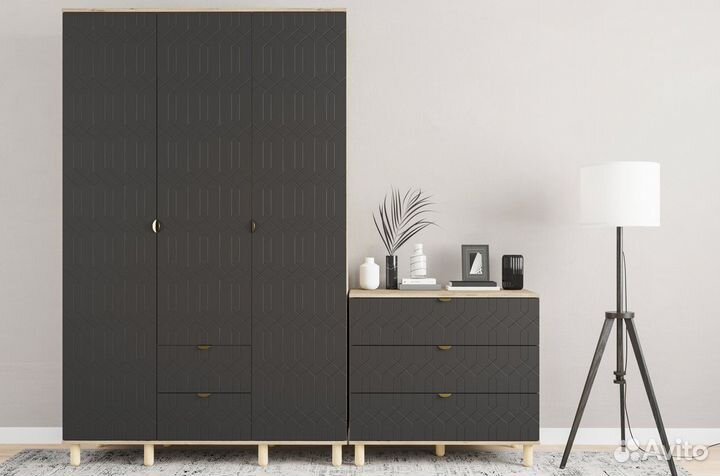 Комод Теджонс-3 Deco Графит