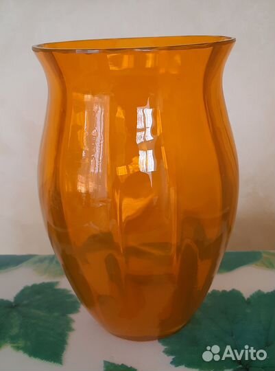Ваза цветное стекло СССР