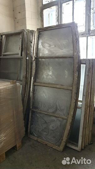 Фабричные деревянные окна советские