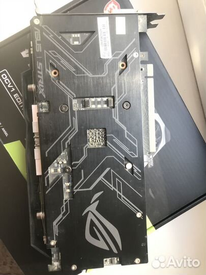 Видеокарта gtx 1050 ti 4gb asus strix