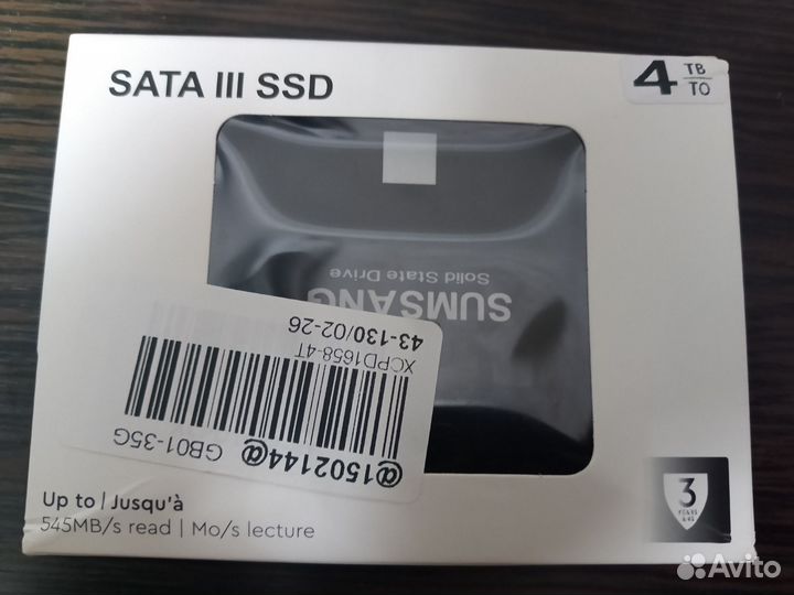 SSD диск 4Tb Новый