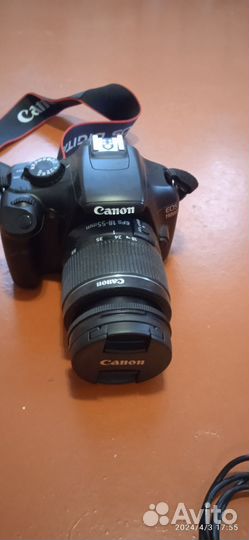Зеркальный фотоаппарат canon eos 1100d