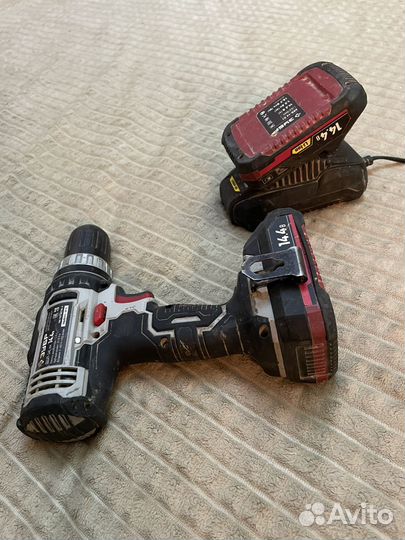 Аккумуляторная дрель зубр бу