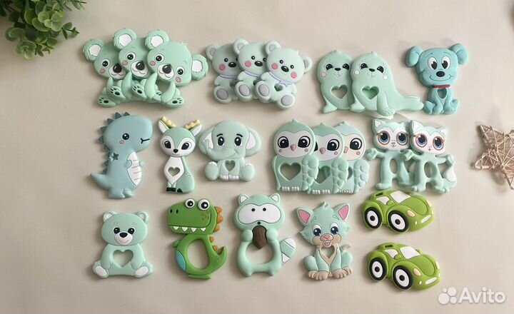 Силиконовый прорезыватель грызунки