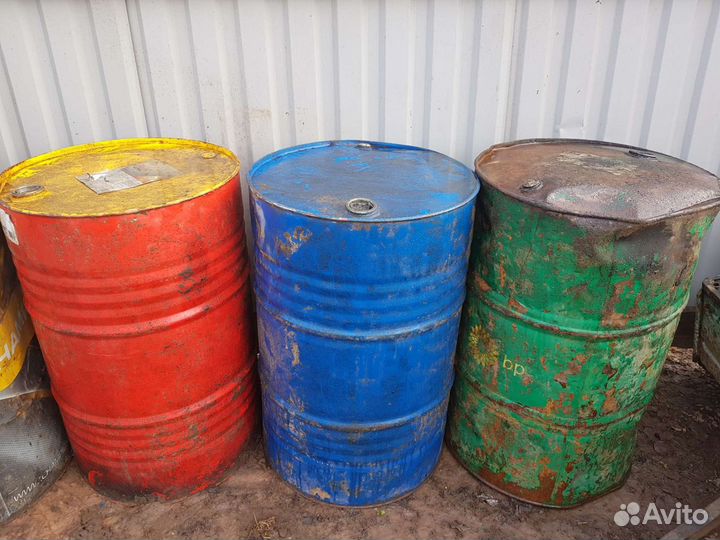 Бочки металлические 200л