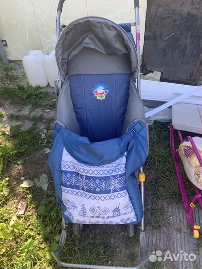 Коляска санки