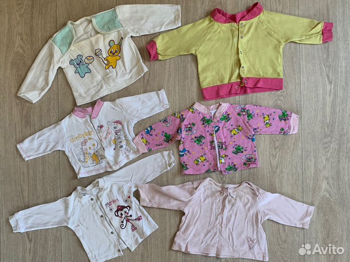 Пакет вещей для девочки р. 62/68