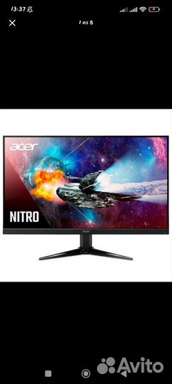 Монитор игровой Acer Nitro QG241Ybii