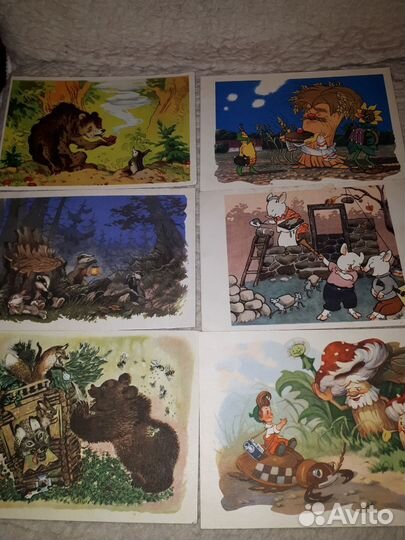 Альбом для фото СССР с наборами открыток для детей