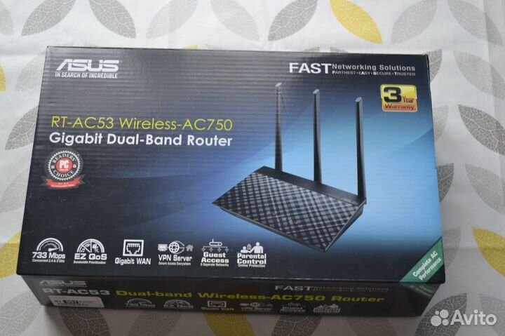 Wi-Fi роутер asus RT-AC53