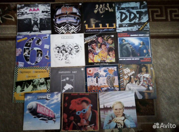 Коллекция винила LP отечественного производства
